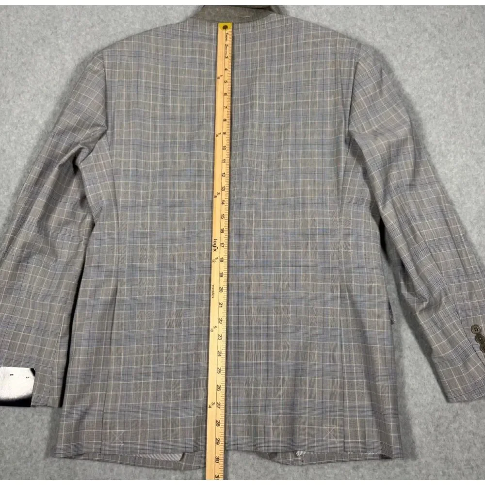 NWT Brooks Brothers Explorer Slim Glen Plaid Wool Blazer Size 42R